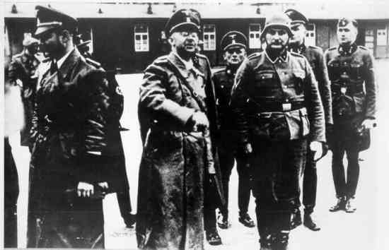 Himmler at Buchenwald